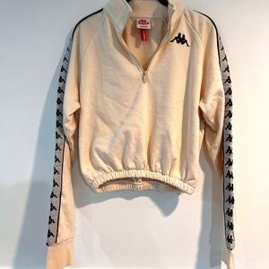 NWOT Kappa Cropped Cream Jacket